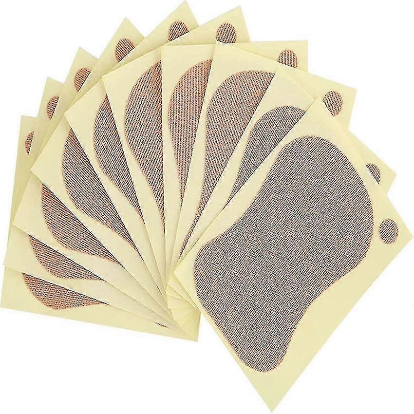 Adhesive Anti Sweat Pads 10 Pcs 9 X 6.5 cm Unisex Sweat Absorbing Armpit Pads