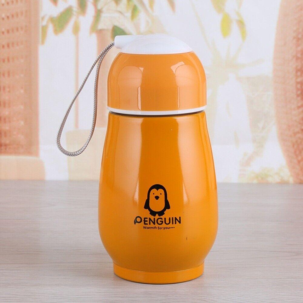 Edelstahl Mini Pinguin Thermobecher Thermoskanne Vakuumflasche Sportbecher