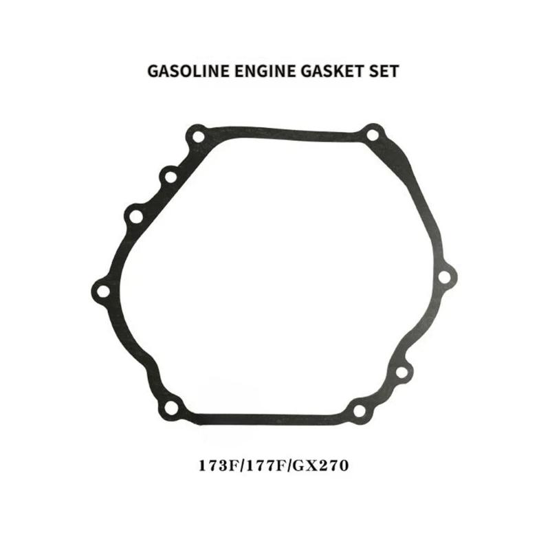 Crankshaft Side Cover Gasket Oil Seal Kit Rubber Fiber Acrylic Aluminum Set For Predator 212 11381-ZH8-801 11381-ZE1-800 90601-ZE1-000