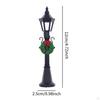 Mini Street Lamp Post Model Miniature Scenery Holiday Decor Fairy Garden Sculpture