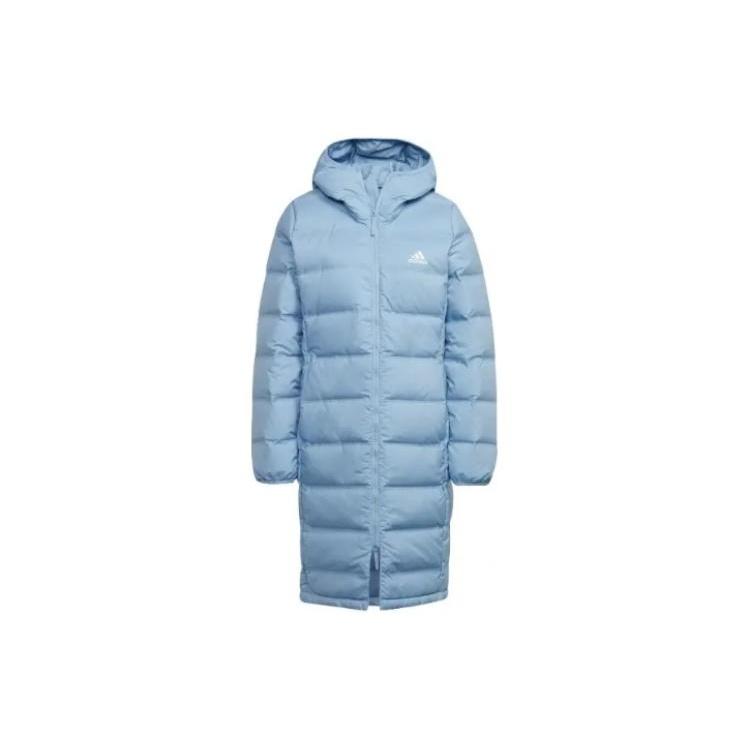 (WMNS) adidas Helionic Down Jacket Asia Sizing Blue Women s GQ7116 XXL