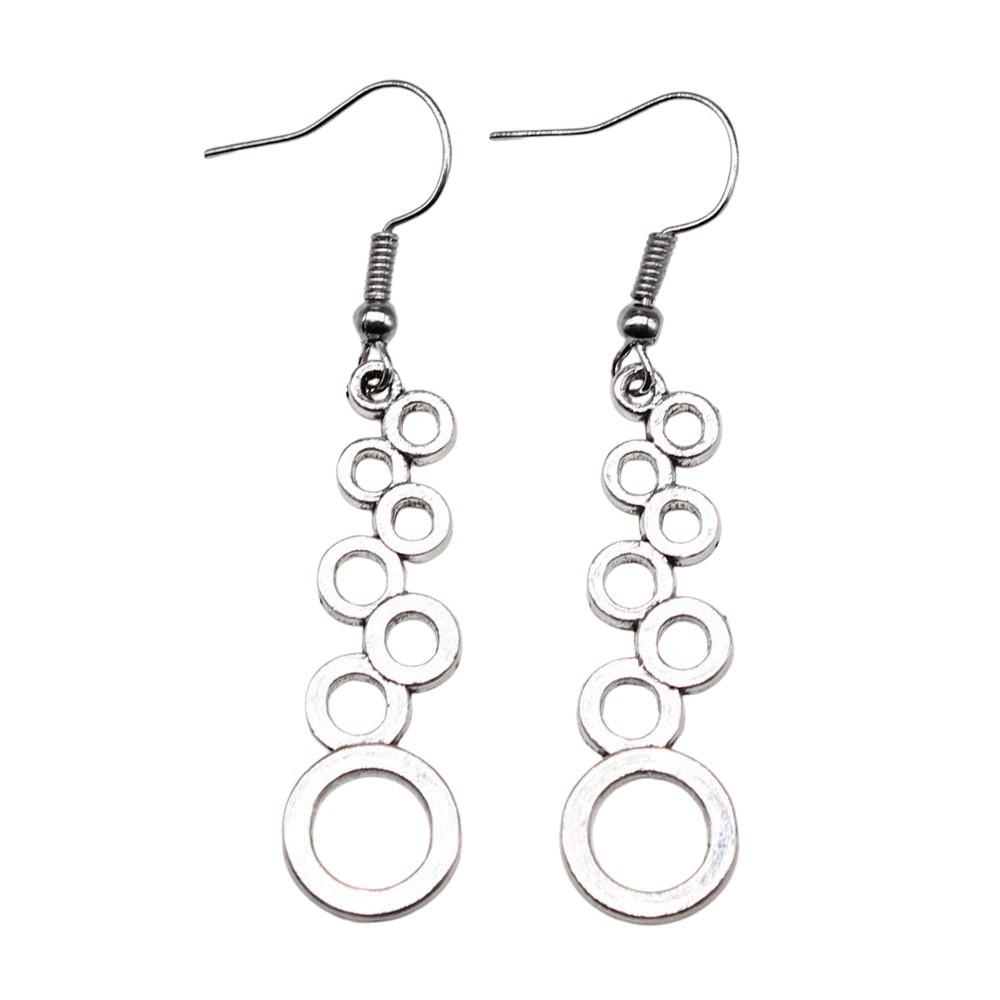 Filigree Teardrop Dangle Earrings Vintage Boho Leaf Drop Earrings For Women Ethnic Retro Jewelry