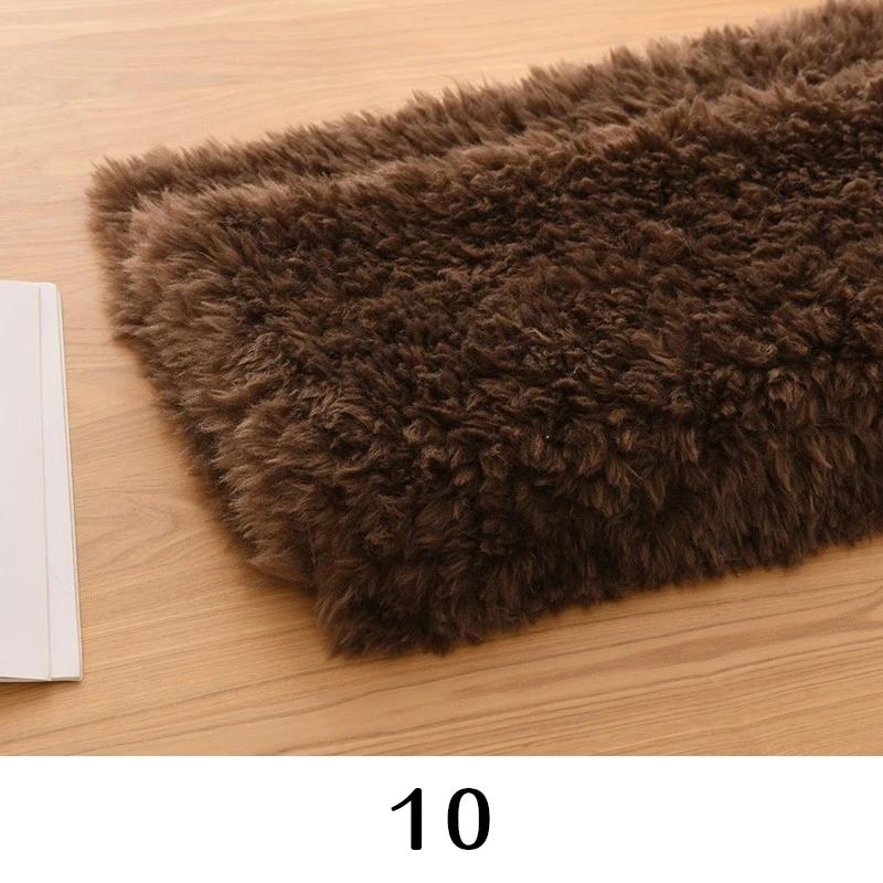 25x45cm Curly Plush Fabric Soft Hair Faux Fur Fabric Hand Make Cosplay Decorative Background Clothing Lining Bedding Cloth