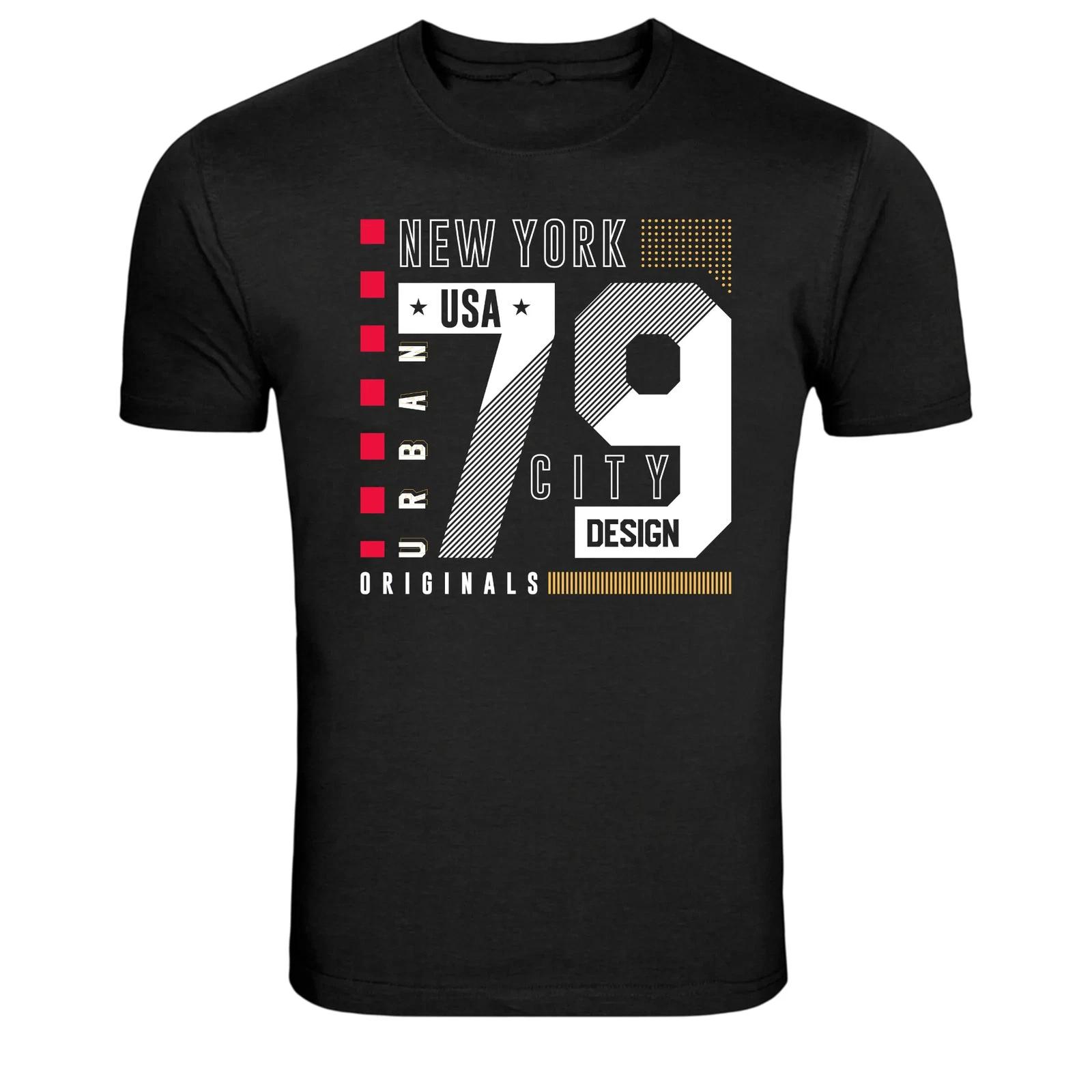 New York USA 79 City Design Originals Graphic T-Shirt XXXXL