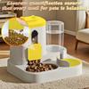 Automatic Cat Feeder And Water 2-in-1 Spill-Proof Pet Feeder Large Capacity Food And Water Dispenser For Vacation Home Cats Dogs