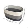 Woven Basket Laundry Breathable Decorative Hamper Storage for Home Dorm Living