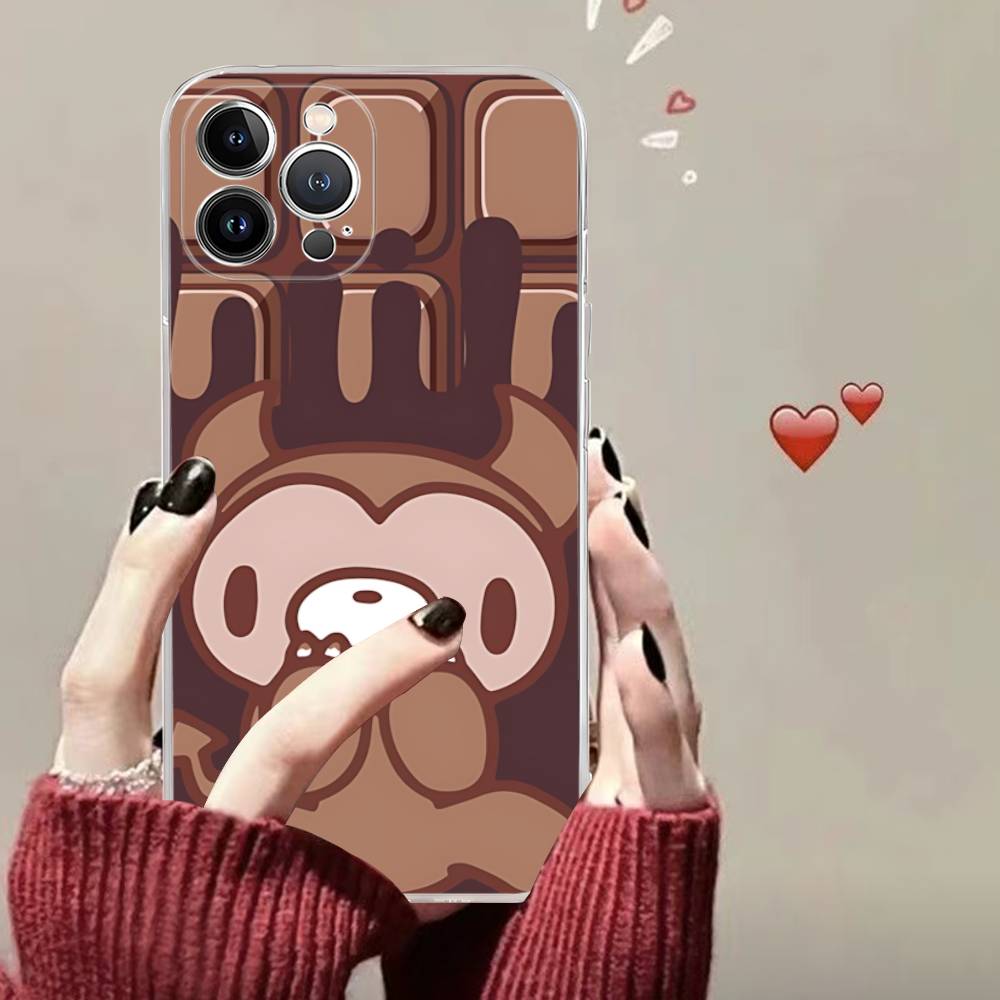 Popular Kawaii G-gloomyS Bears Transparent Phone Case For IPhone 17 Air 16 Pro Max 15 14 13 12 11Plus Shockproof Cover