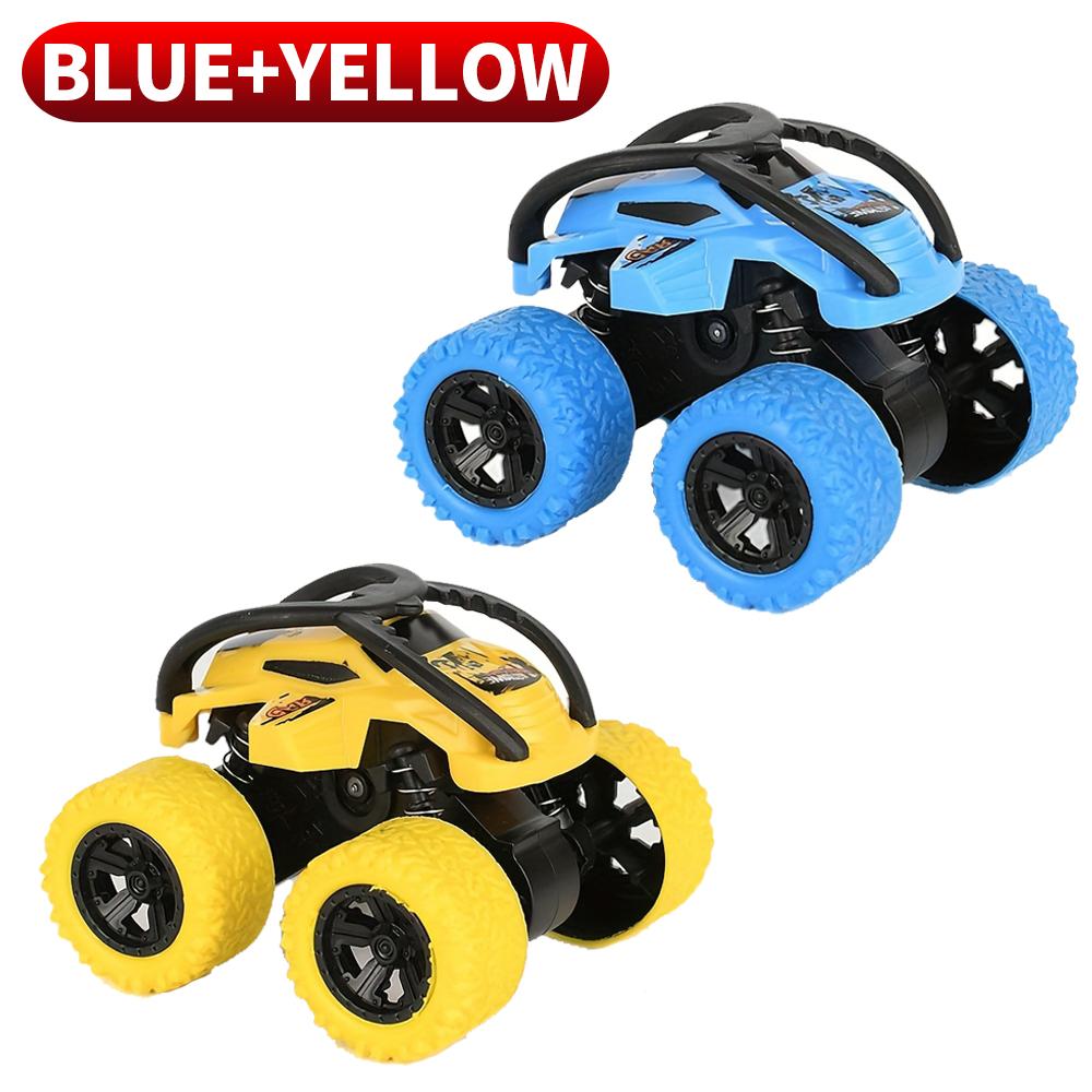 Four Wheel Drive Stunt Inertia Toy Car - Inertia Drive, No Battery Required, High Playability - Suitable for Boys and Girls As G