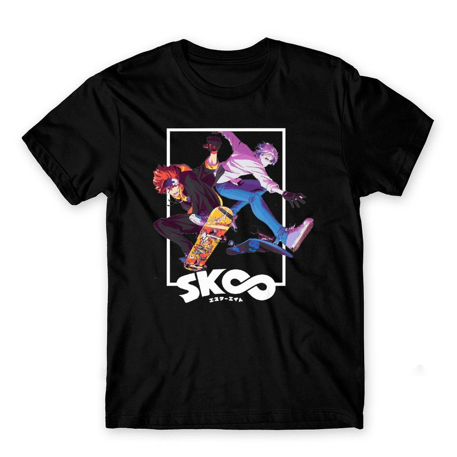 

Reki and Ranga Принт Футболка Camiseta Hombre Sk8 The Infinity Skate Sports Men Tees Tshirt Harajuku Streetwear