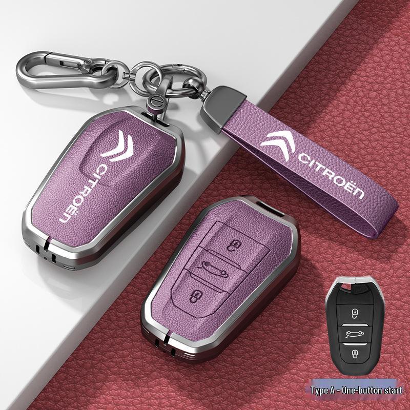 Car Key Cover & Buckle for Citroen C3XR, C4L, Tianyi, C5, C4 Sega, Elysee, C6 Models