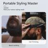 Multifuncional Pocket Folding Combs Plastic Wide Tooth Oil Head Comb Beard Combing Barber Hair Clipper Comb Salon Styling Tools