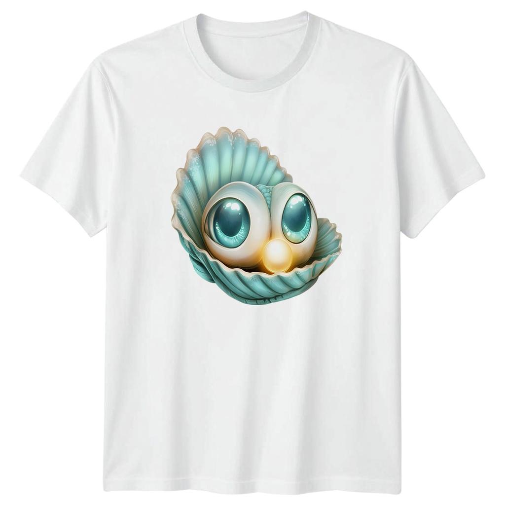 Cute Pearl In Shell TShirt Marine Animal Ocean Life Birthday Gift
