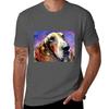 Cute Basset Hound Cd TShirt Soft Basic Cotton Short Sleeve Tee