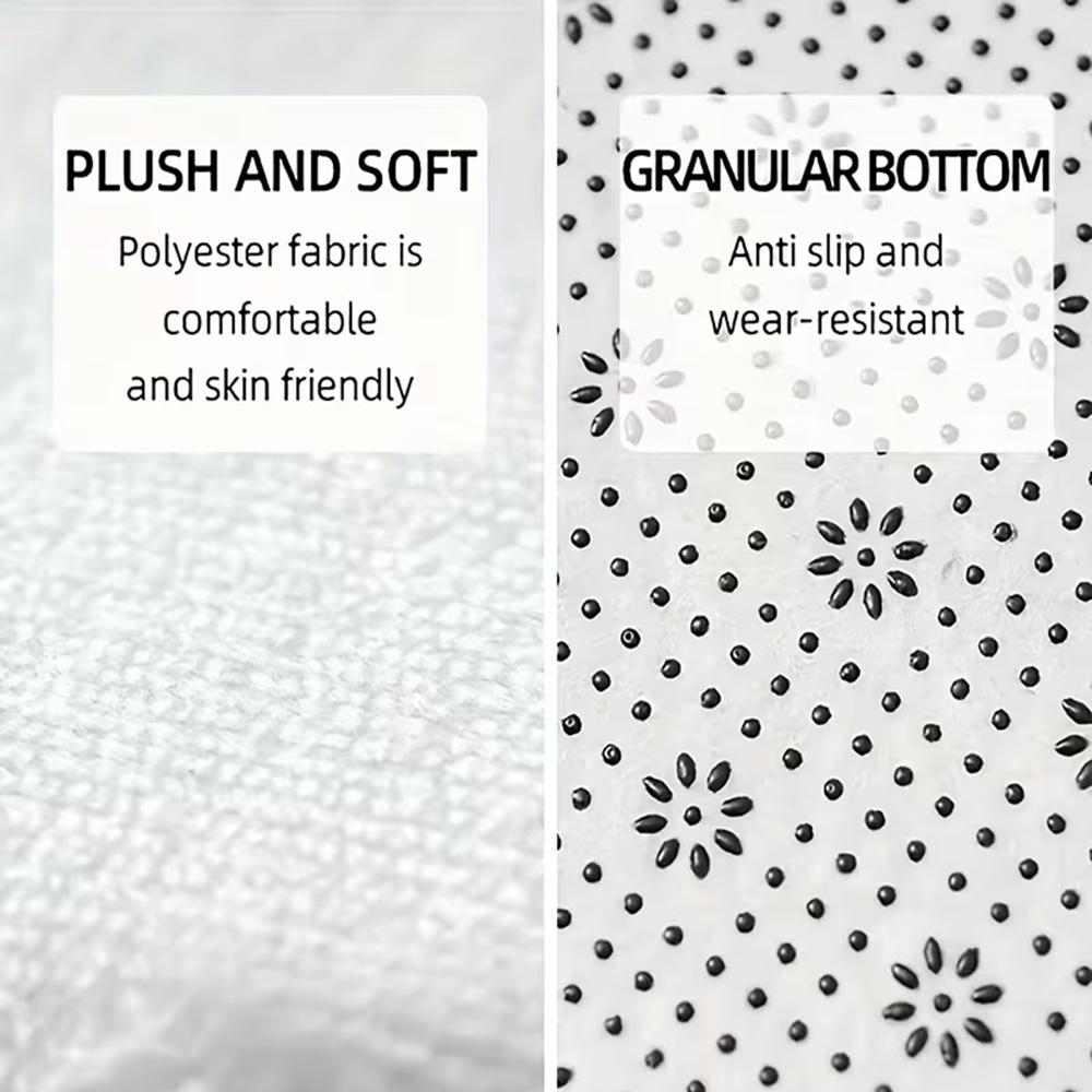 Christmas Bathroom 3Piece Flannel Mat Set Bath Mat Set Toilet Coverushaped Foot Pad Gift Bathroom Decor