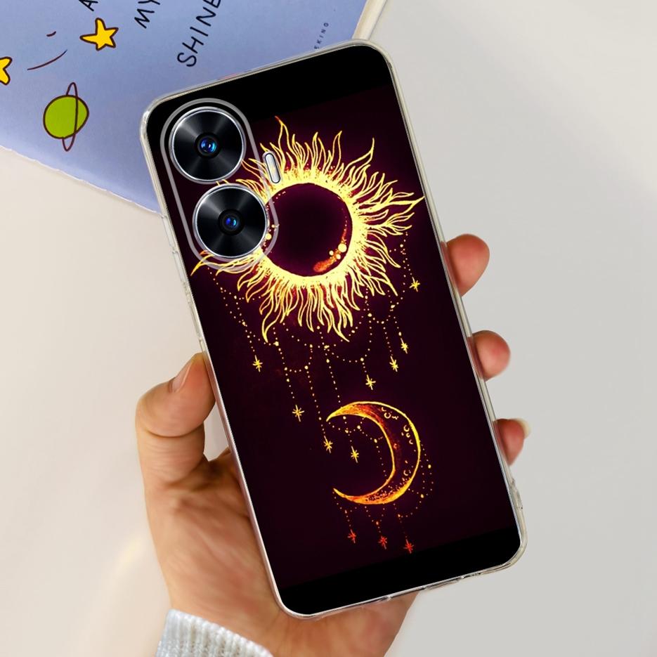 For Realme C55 4G Case RMX3710 Colorful Painted Cover Soft Slim Fundas Phone Case For Realme C55 C55 RealmeC55 Back Cover Bumper
