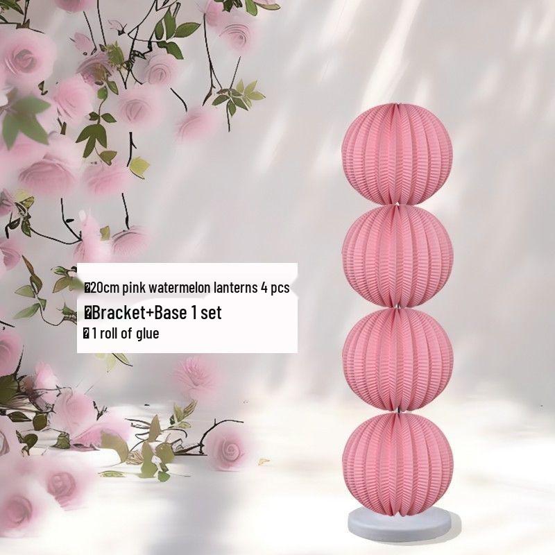 Honeymoon Decor Honeycomb Pillar Set: Wedding and Bedroom Lantern Wall Bunting.