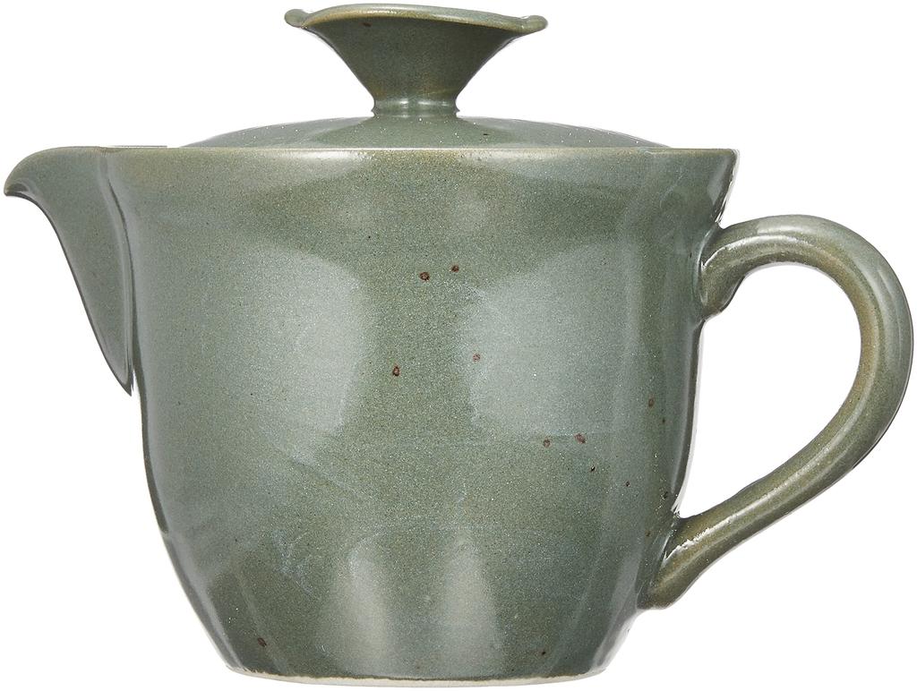 Aito Seisakusho Moss Seto Dishwasher and Microwave Made in Product Number 288509 "Kei" Teapot, Approx. 410ml, Design, Ware, Safe, Japan,