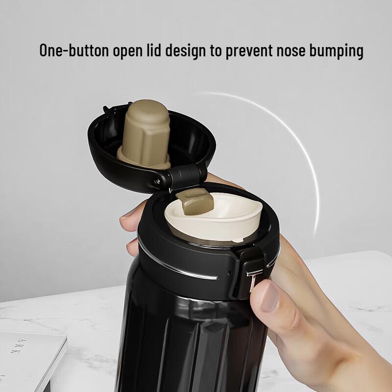 TOMIC TW60206U Insulated Tea Bottle with Pop-Up Lid