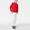 Li Ning Sweatshirts Men's Red Crew Neck Moderate Regular AWDR021-2