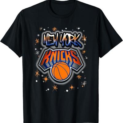 NBA New York Knicks Airbrush Logo T-Shirt