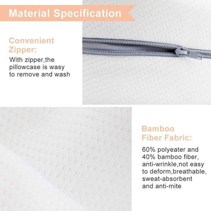 Orthopädisches Kissen - Beinauflage - Memory-Schaum - Ergonomisches Design - Maschinenwaschbar