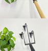 Multi-Functional Garden Rake Hoe with Three and Five-Tooth Soil Loosening Tools for Planting and Weeding