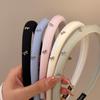 New Korean Bow Fairy Hoop Headband Elegant Washing Face Headband Hair Accessories Soild Color Hair Bands for Women