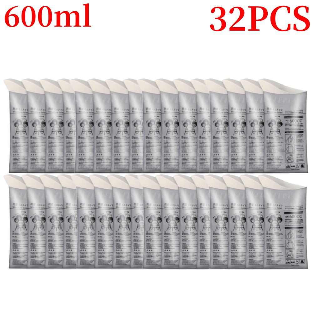 4-32 Stück Tragbare Notfall-Urinalbeutel Outdoor Camping Pinkelbeutel Einweg Reise Erbrochenenbeutel Mobile Toilette für Männer Frauen Kinder