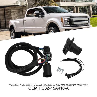 Anhänger-Kabelbaum für Ladefläche für Ford Super Duty F250 F350 F450 F550 2017-2022
