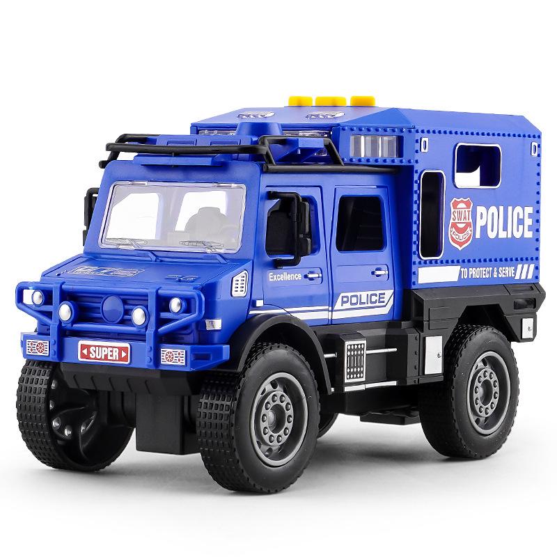 Large Children's Toy Car Model with Lights and Music