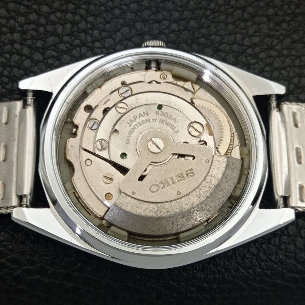 AUTOMATIC VINTAGE REFURBISHED SEIKO 5 6309A JAPAN MENS GREEN WATCH a441705-1 Sk-a441705