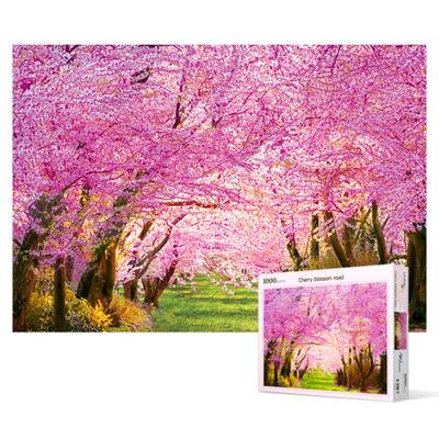 Παζλ 1000 Piece - Cherry Blossom Road, δημοφιλές κορεάτικο παζλ