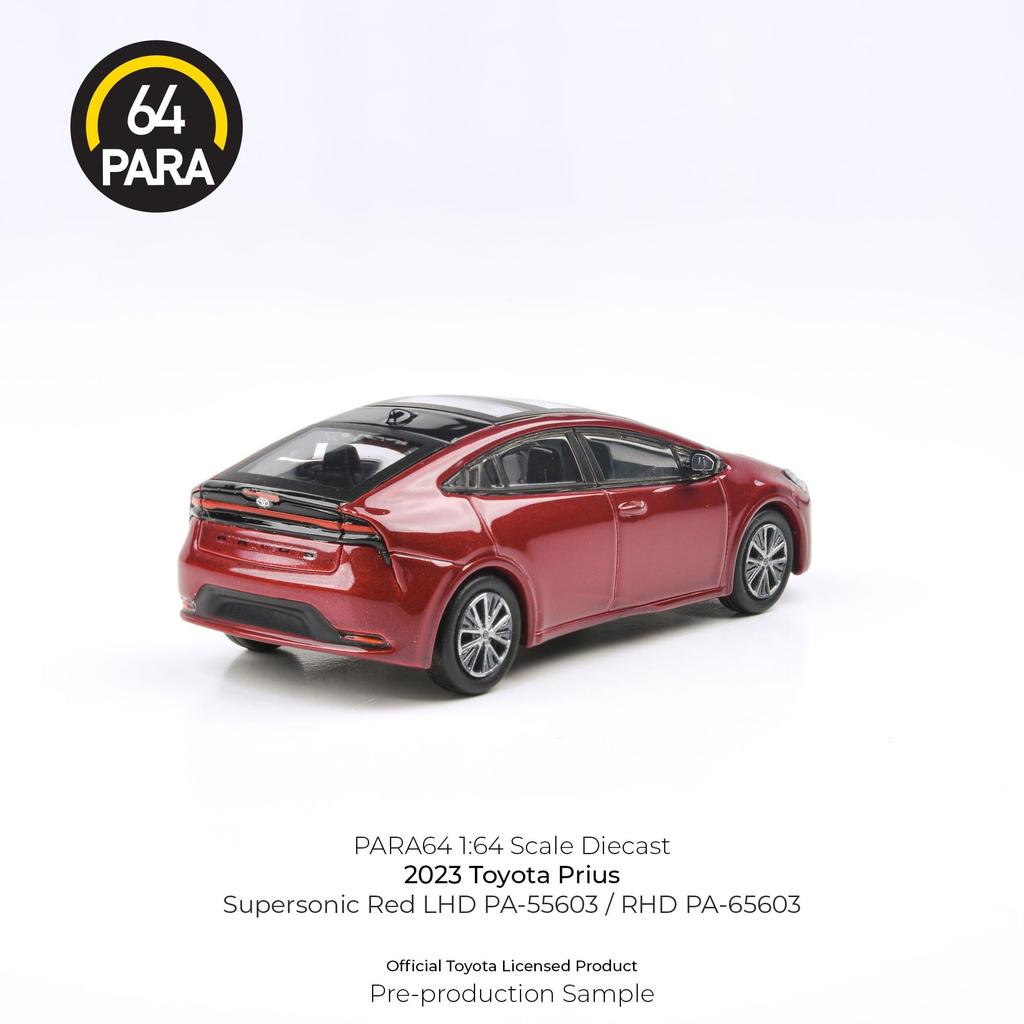 JADI B Toyota Prius 23 Supersonic Red RHD scale model PA65603 1/64