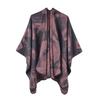 Women's Plus Size Imitation Cashmere Double-Sided Jacquard Shawl