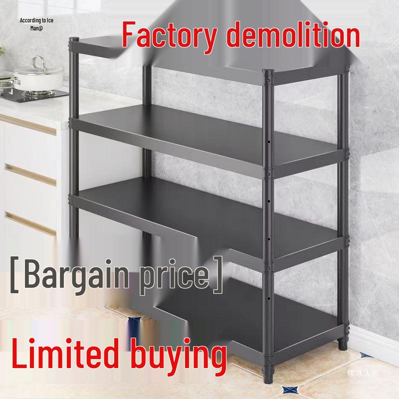 Mehrschichtiges, freistehendes Regal für Küche, Lager oder Balkon