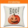 Premium Quality Halloween Pumpkin Linen Throw Pillow Cover For Sofa Home Decoration