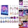Kpop Girl Group Christmas Countdown Calendar Acrylic Bag Charm With 24 Pieces For Holiday Decor