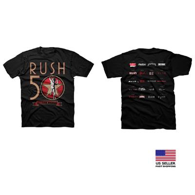 Rush R50 Tour 2026  Rush Band Concert Tee Vintage Rock Music Shirt Unisex T-Shirt