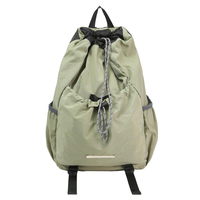 Schoolbag College Student Sports Outdoor Couple Travel Backpack 1011 New Drawstring Retro Backpack Schoolbag Unisex