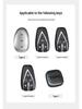 High-End Metal Key Cover for Changan Qiyuan A07 2025, A06 New Energy, and A05/A07 with Buckle