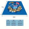 1pc Stitch Printing Blanket - Soft, All-Season Throw for Office Blanket, Personalized Gift with Adorable Cartoon Design