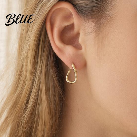 Earrings 1 Pair Geometric Huggie Hoop for Women Casual