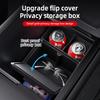 Center Console Storage Box For Tesla Model Y Juniper 2025+ Car Central Lower Layer Tray Silicone Organizer Accessories Tidying