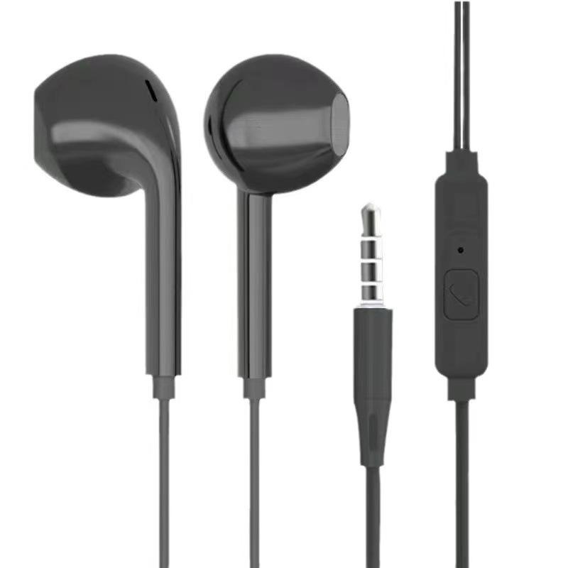 Macaron 3.5mm Wired In-Ear Headphones with Microphone & Heavy Bass