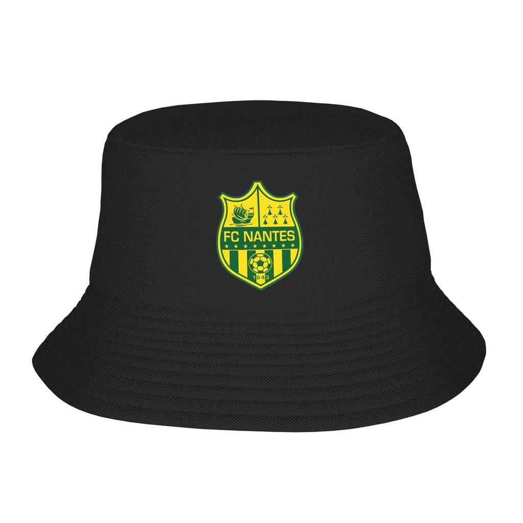 Fc Nantes Football Bucket Hat Panama Bob Hats Outdoor Hip Hop Autumn For Summer Beach Fishing Unisex FisherUnisex Caps