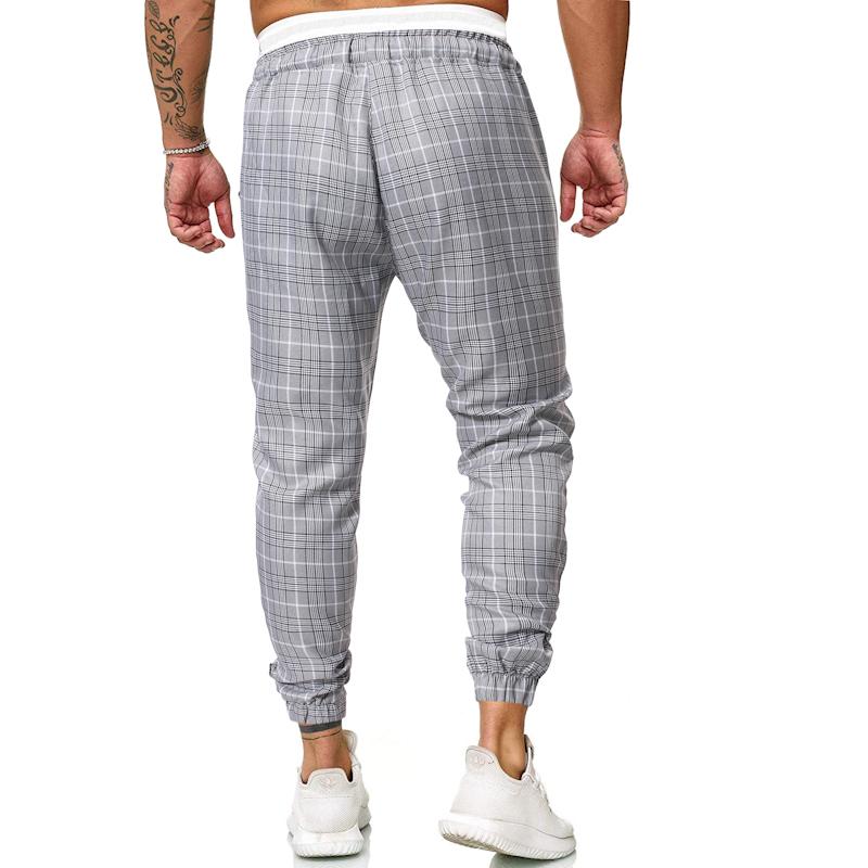 Fashion Houndstooth Casual Pants 