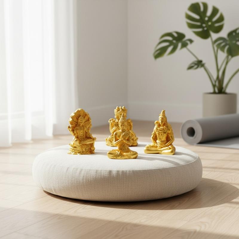 Tibetan Miniature Buddha Statues, In Various Shapes, Are Resin Handicrafts, Altar Ornaments, And Desktop Decorations