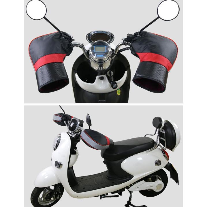 Motorcycle Handlebar Gloves Windproof Waterproof Winter Cycling Gloves Mittens Universal Motorbike Hands Warmer Snowmobile Scooter ATV Motorbike