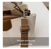2025 Women's Color Block Bucket Bag - Korean Style Versatile Handbag and Crossbody for Ladies