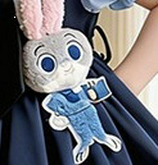 Girls Summer 2026 Princess Dress - Judy Rabbit Police Officer Lolita Birthday Skirt 110cm